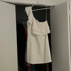 French Connection one shoulder/assymetrical dress, size 8.